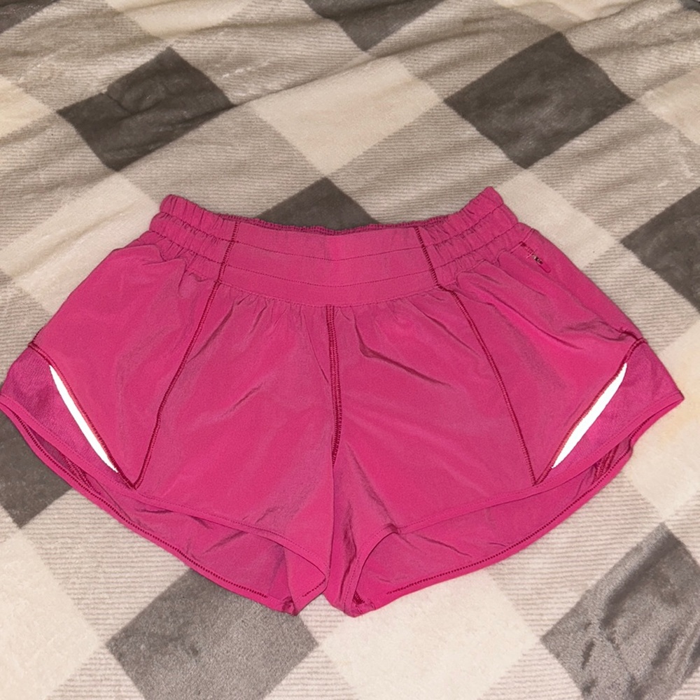 sonic pink lululemon shorts